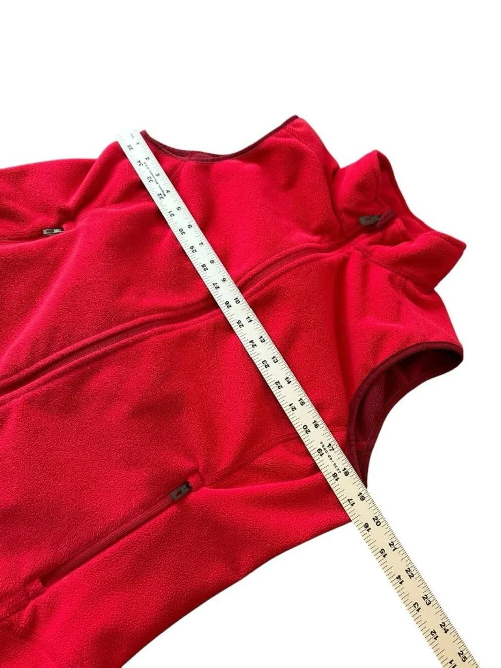 L.L. Bean Vest Womens M‎ Red Gorpcore Polartec Soft Athleisure Outdoors OGCW7